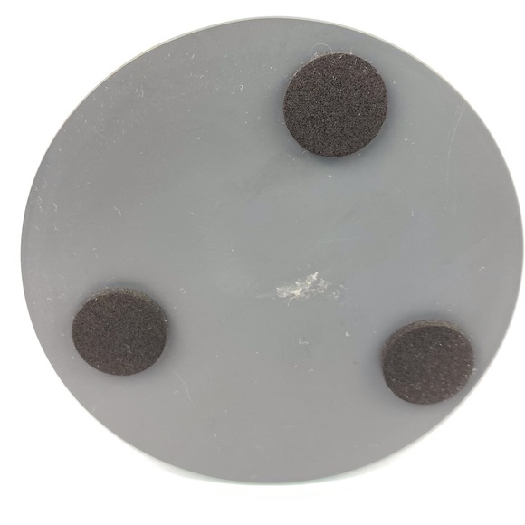 Hand Blown Blue Glass Angel 4 inch Gold Trim on Mirror Praying Hands - Picture 5 of 6